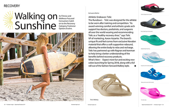 Telic Featured in Footwear Insight