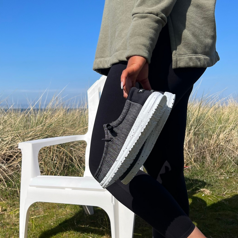 Black sand shoes deals ladies